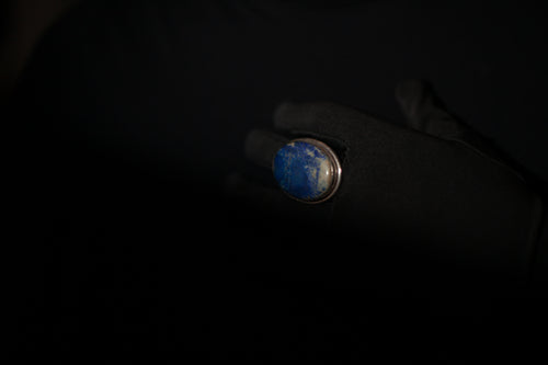 Anello argento con pietra lapislazzuli