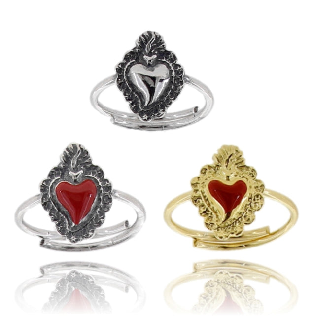 ANELLO CUORE SACRO