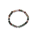 BRACCIALE ELASTICO AGATA MULTICOLOR