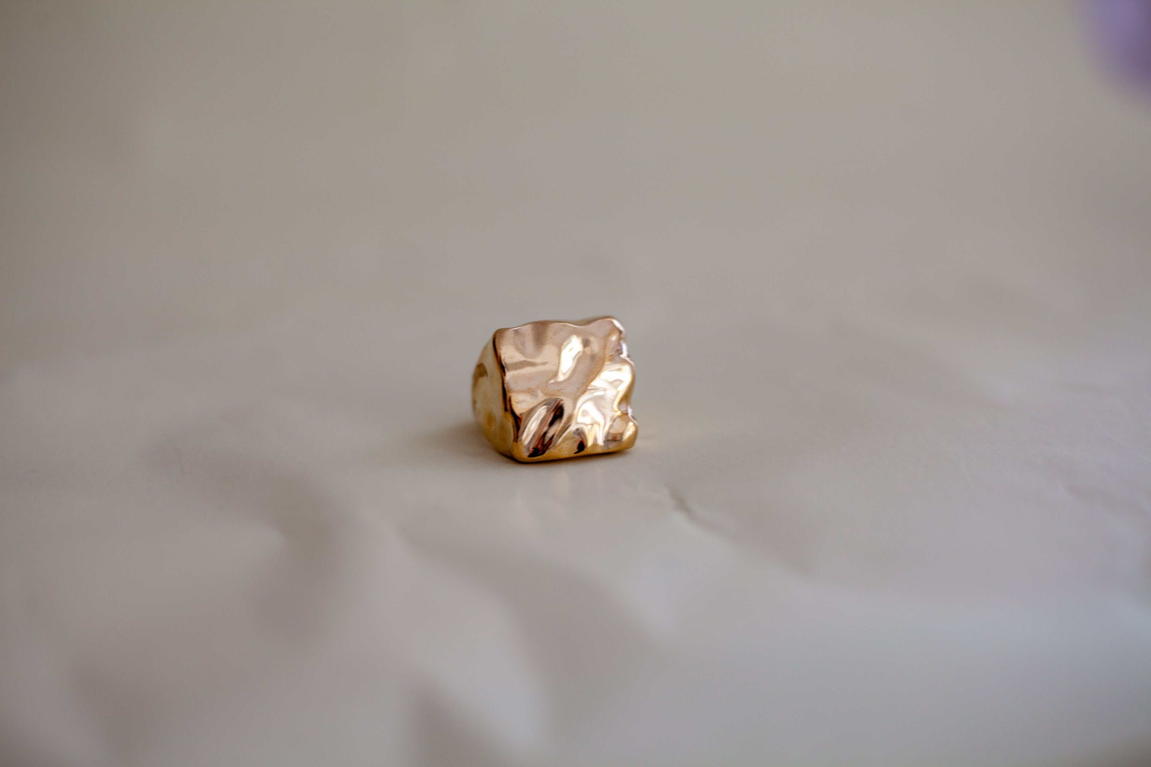 Anello argento placcato oro