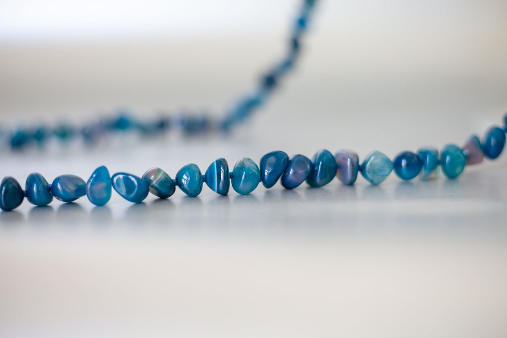 Perla in Agata Blu
