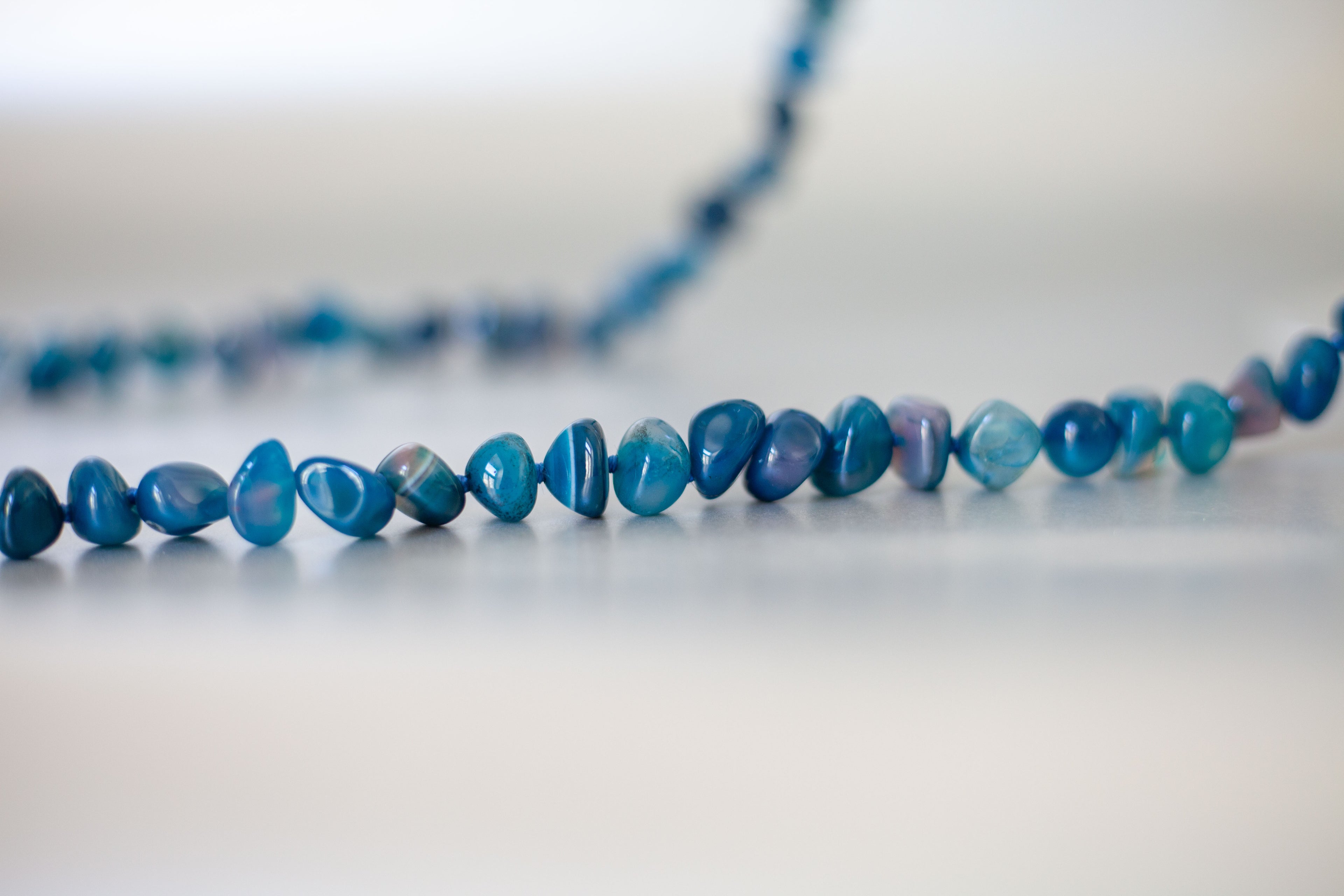 Perla in Agata Blu