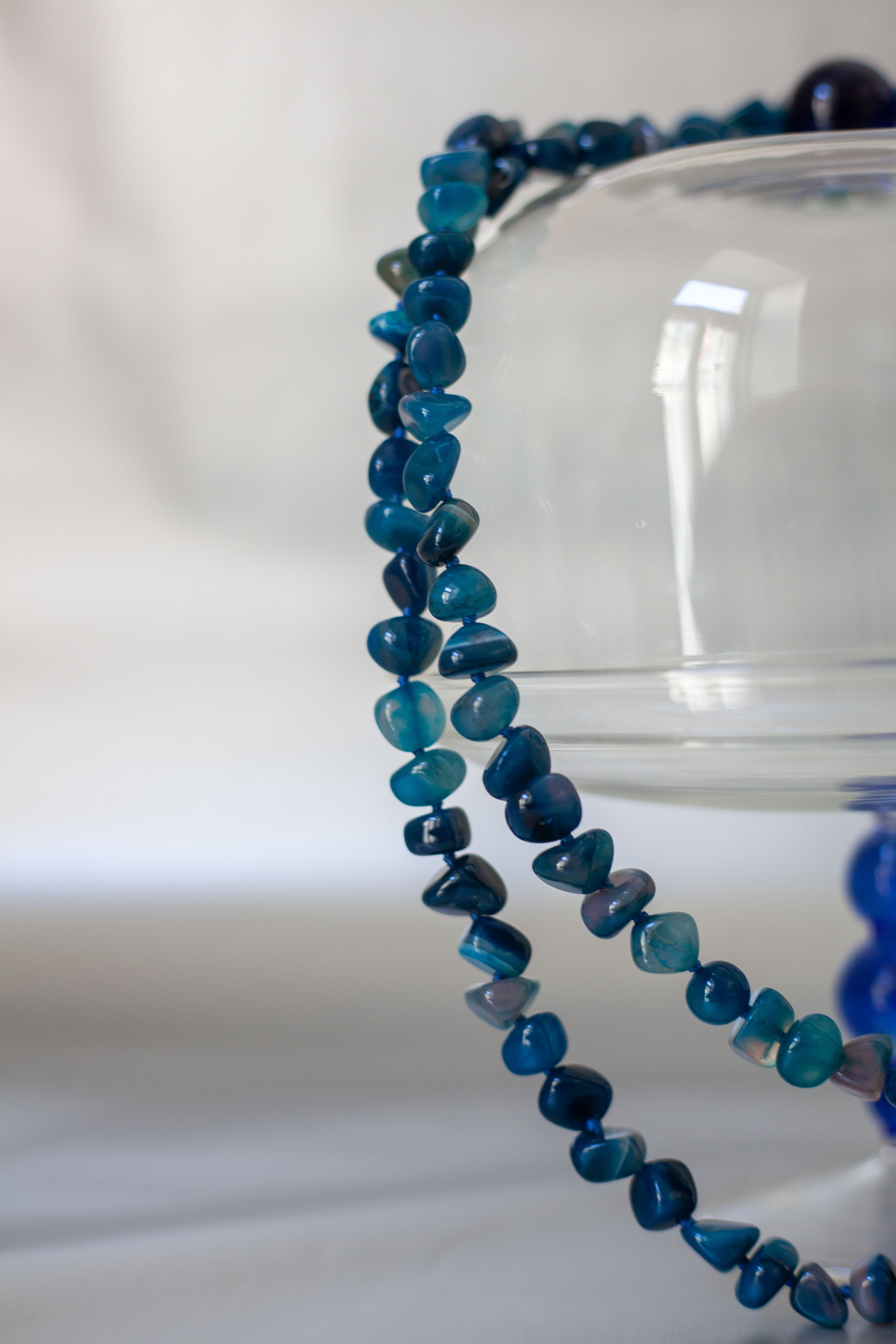 Perla in Agata Blu