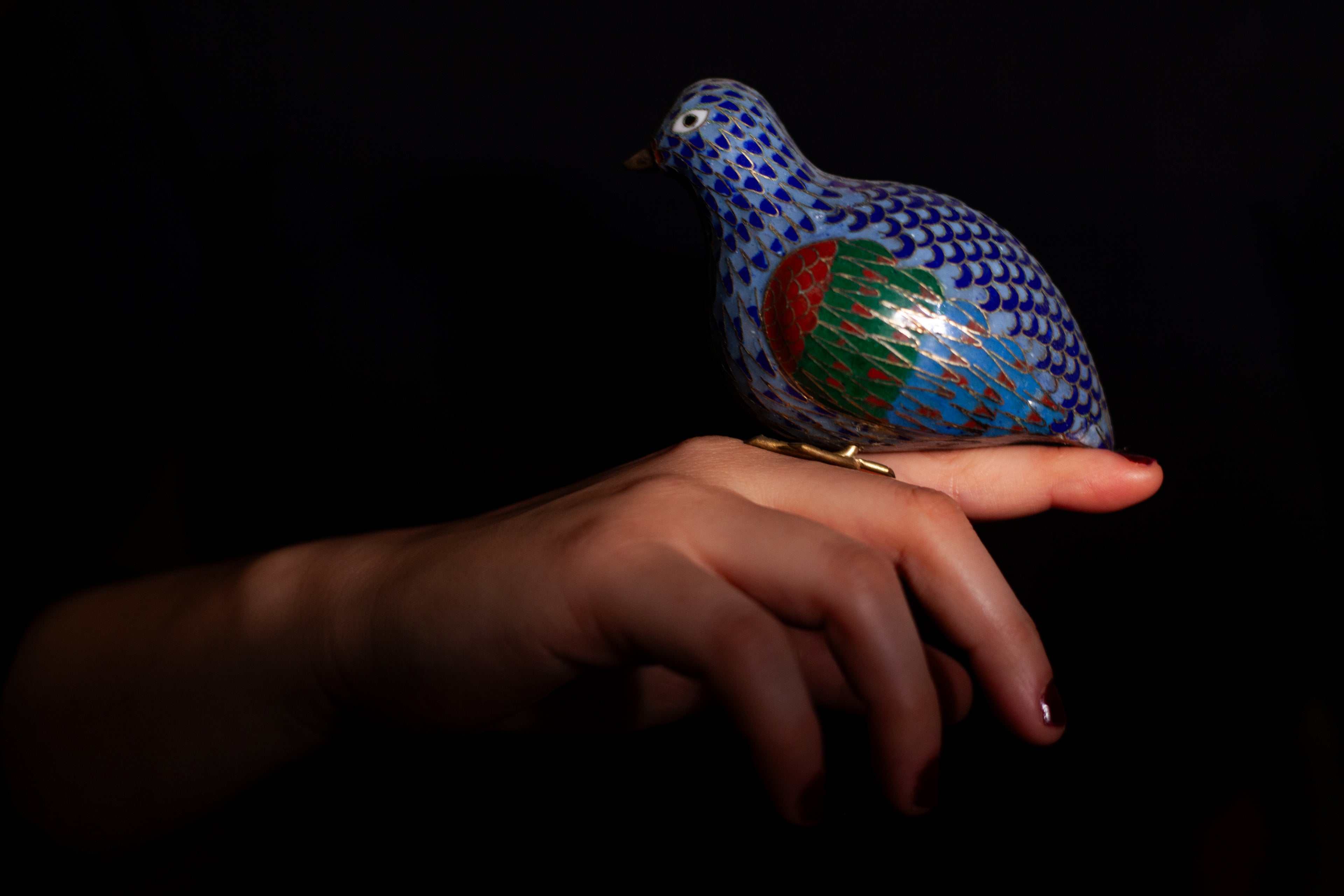 Uccello in Cloisonné