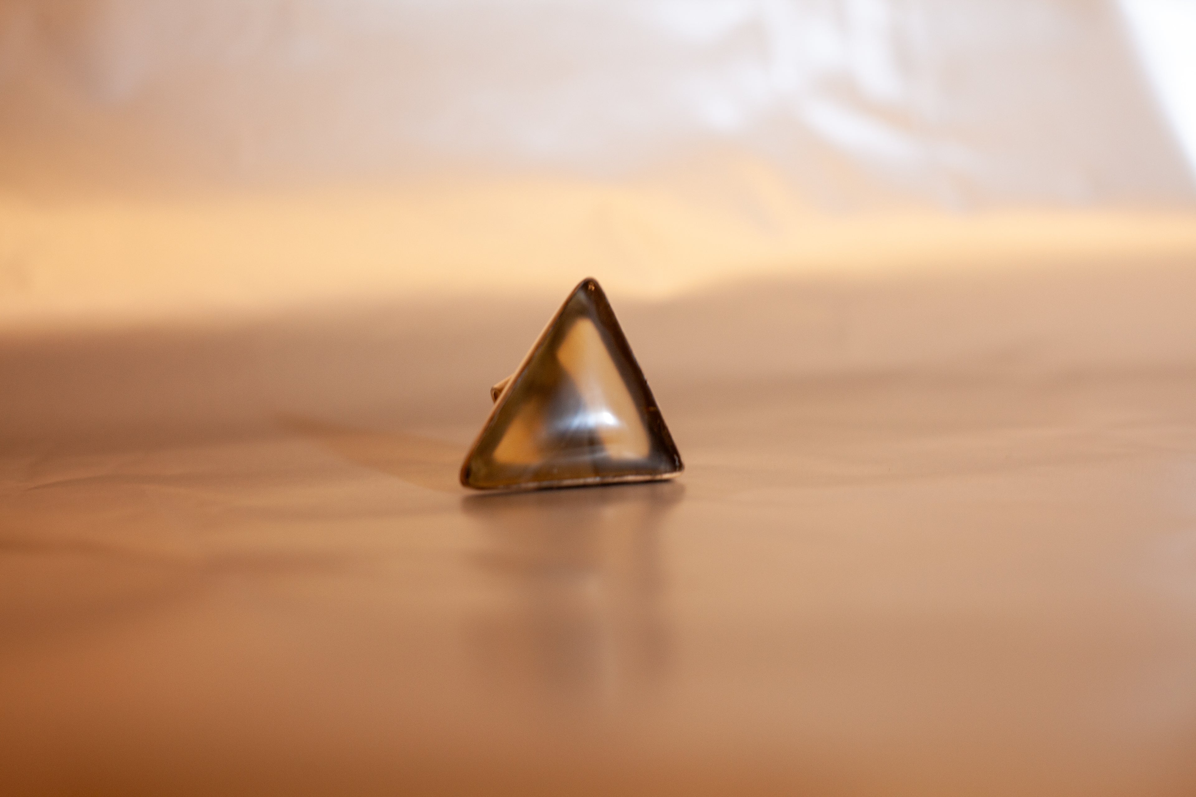 Anello in argento con pietra in Agata rutilata