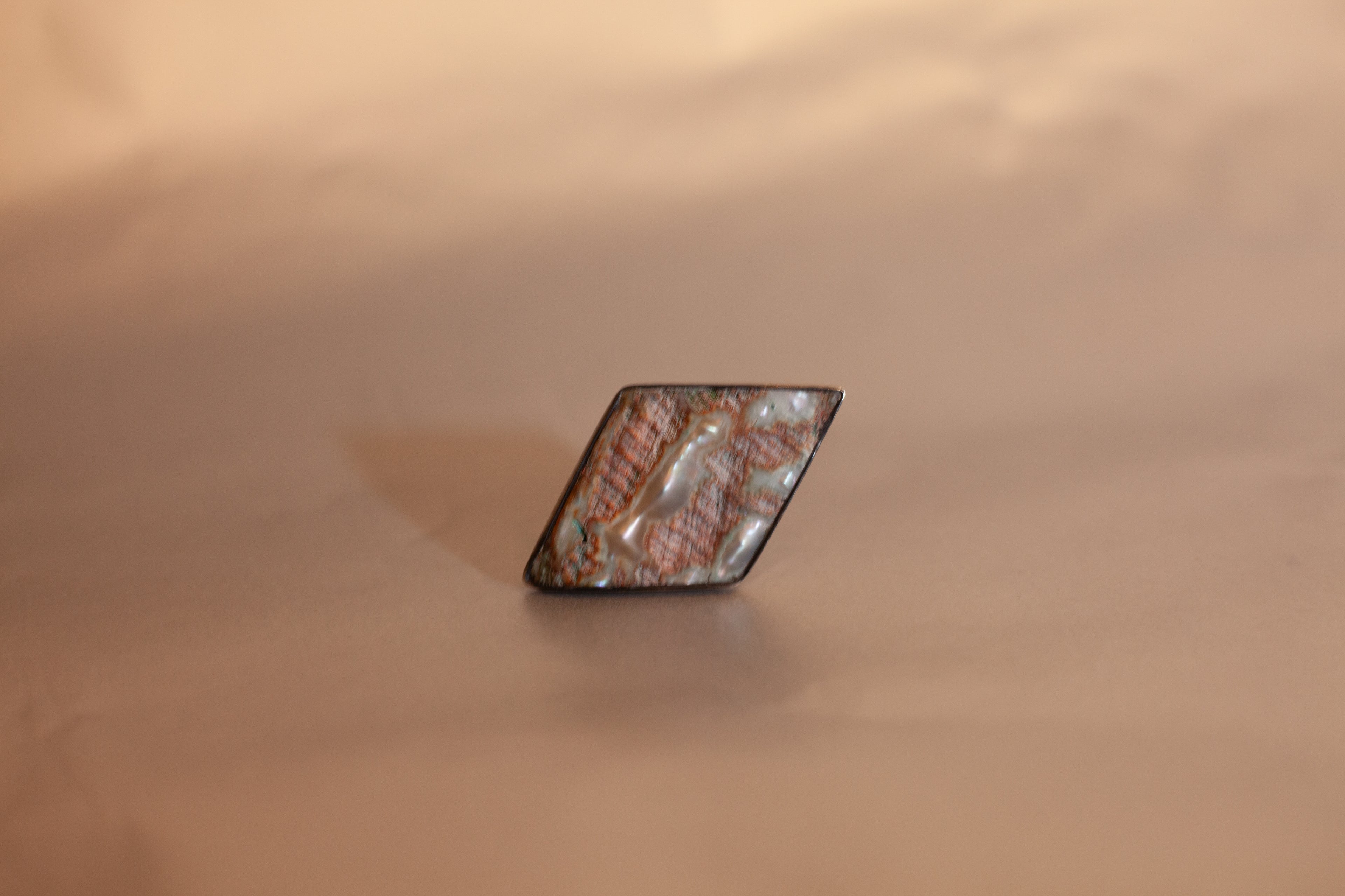 Anello argento e conchiglia