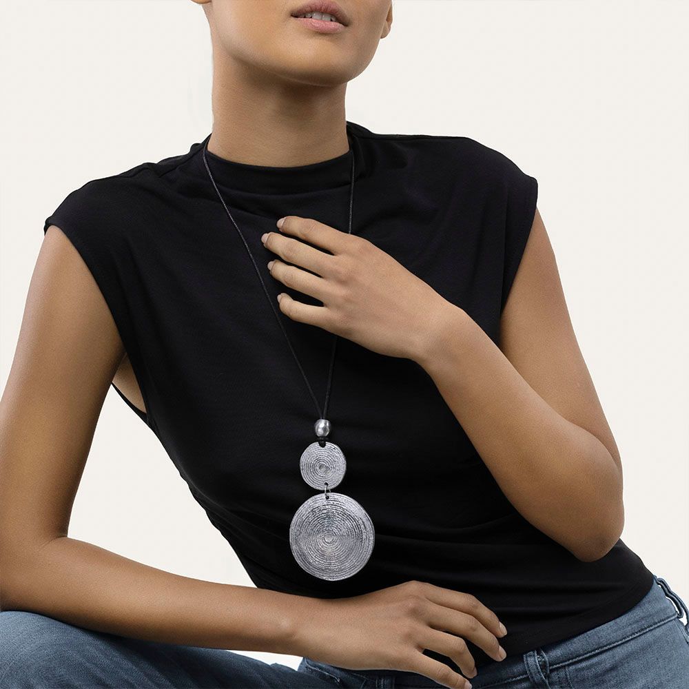 PENDENTE TONDI INCISI